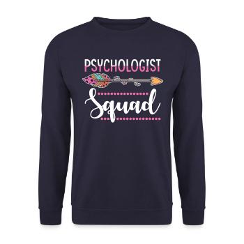 Psychologin Psychologie Frauen Gruppe - Unisex Pullover - Navy - Vorne - Alina (178cm) & Michal (187cm)