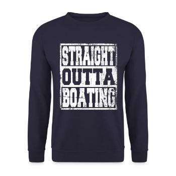 Baoting Spruch lustig - Unisex Pullover - Navy - Vorne - Alina (178cm) & Michal (187cm)
