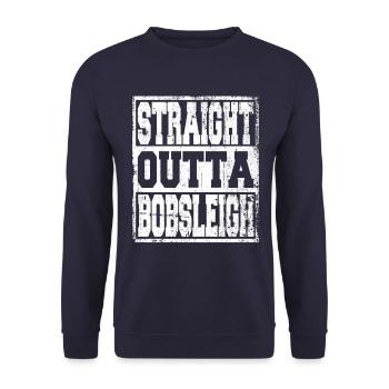 Bob sledge saying funny - Unisex Sweatshirt - navy - Front - Alina (178cm) & Michal (187cm)