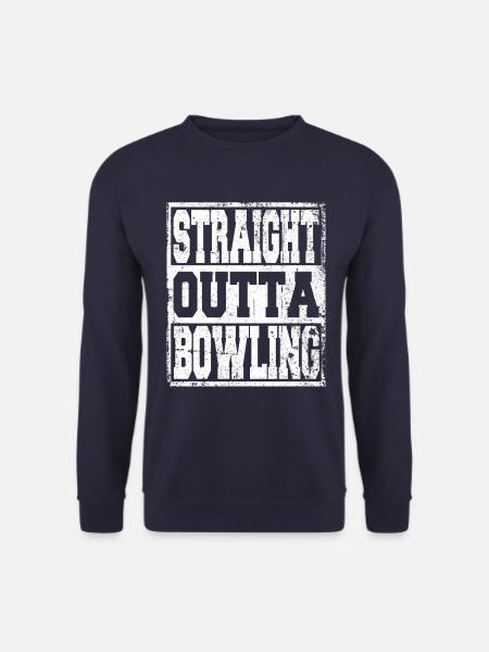 Bowling saying funny - Unisex Sweatshirt - navy