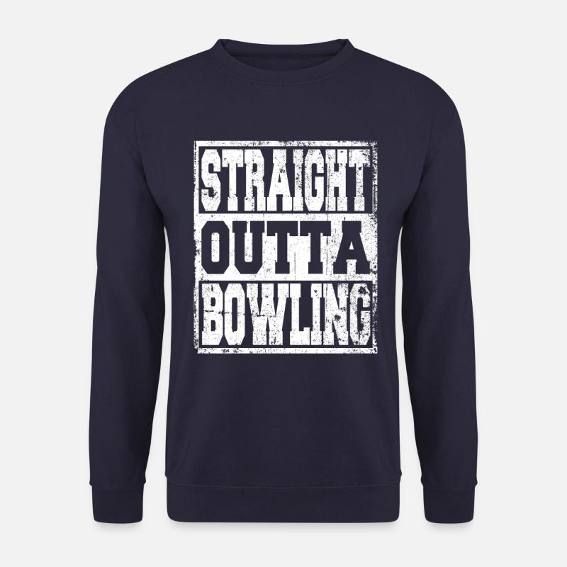 Bowling saying funny - Unisex Sweatshirt - navy