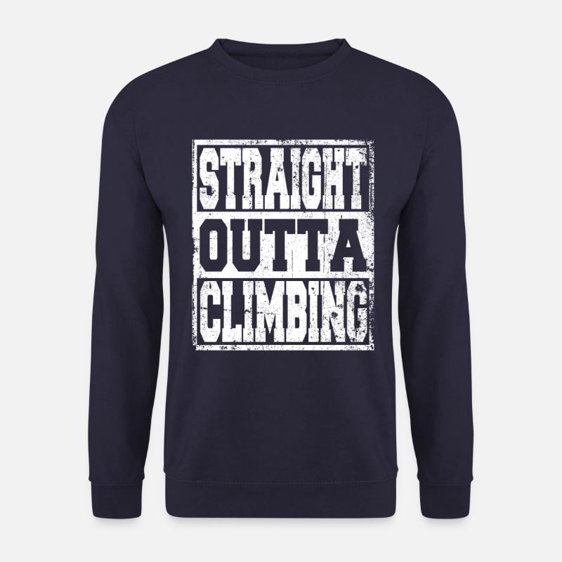 Climbing saying funny - Unisex Sweatshirt - navy