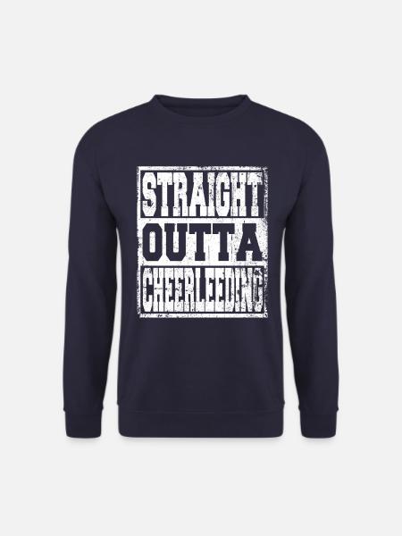 Cheerleading saying funny - Unisex Sweatshirt - navy