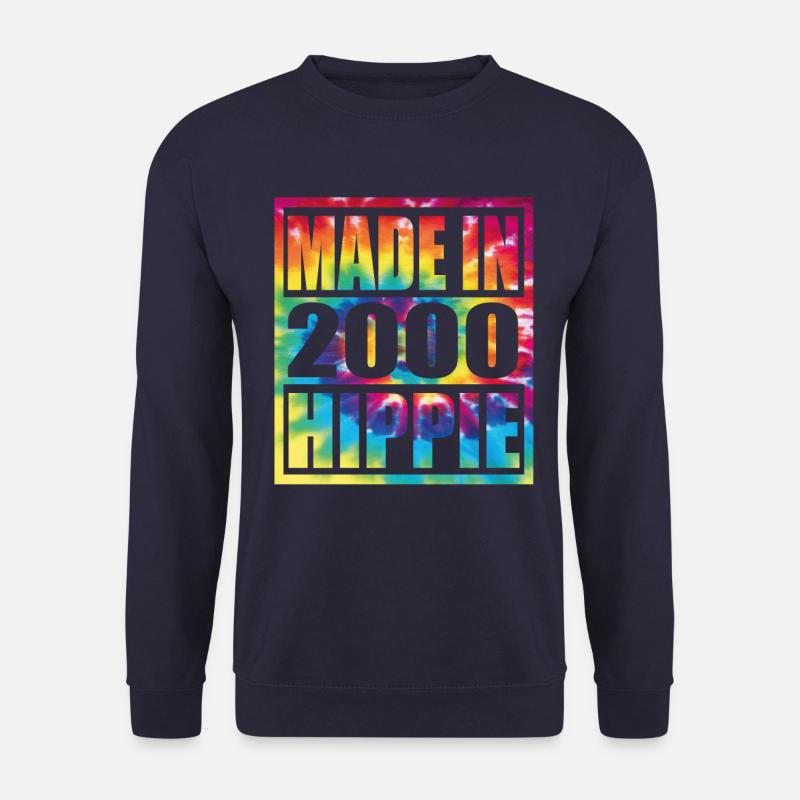 Hippie Birthday 2000 - Unisex Sweatshirt - navy