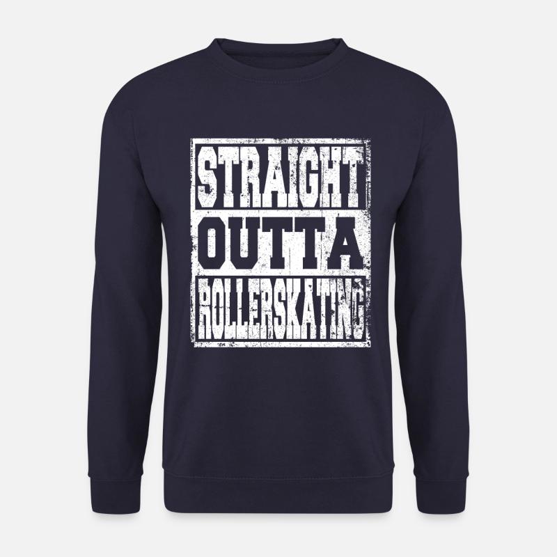 Rollerskating Spruch lustig - Unisex Pullover - Navy