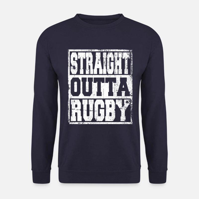Rugby Spruch lustig - Unisex Pullover - Navy