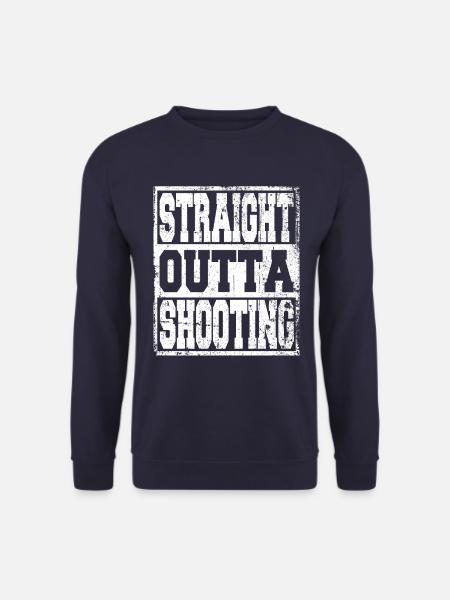 Shooting Spruch lustig - Unisex Pullover - Navy