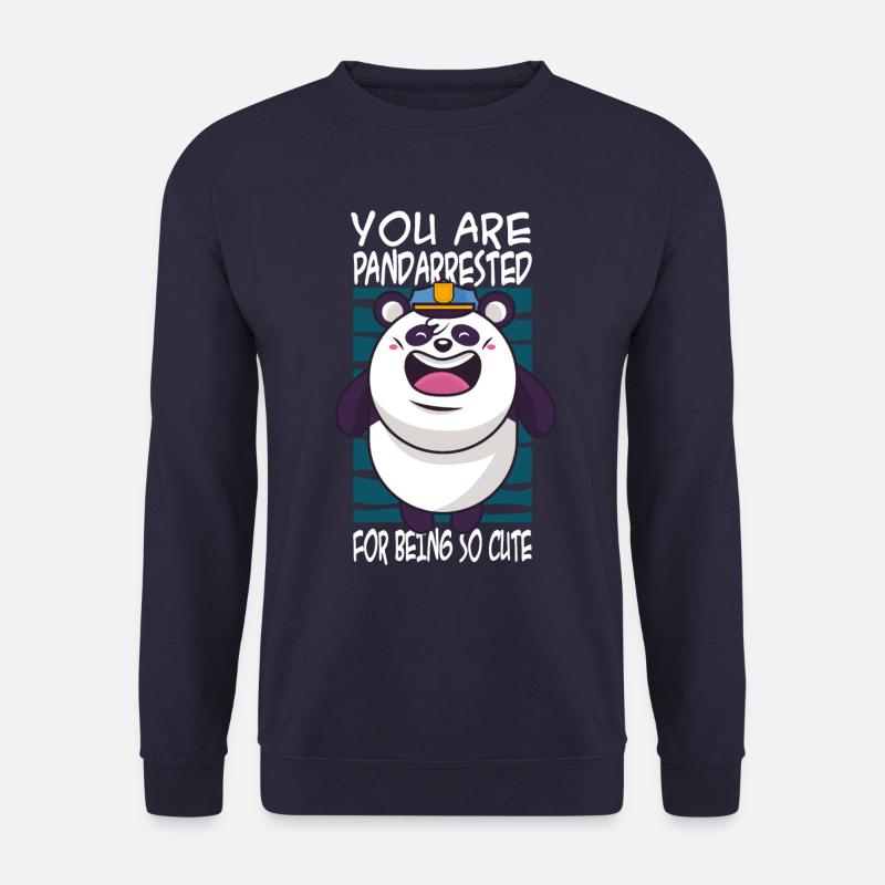 Panda Spruch niedlich - Unisex Pullover - Navy