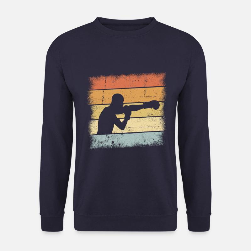 Boxer Retro - Unisex Pullover - Navy