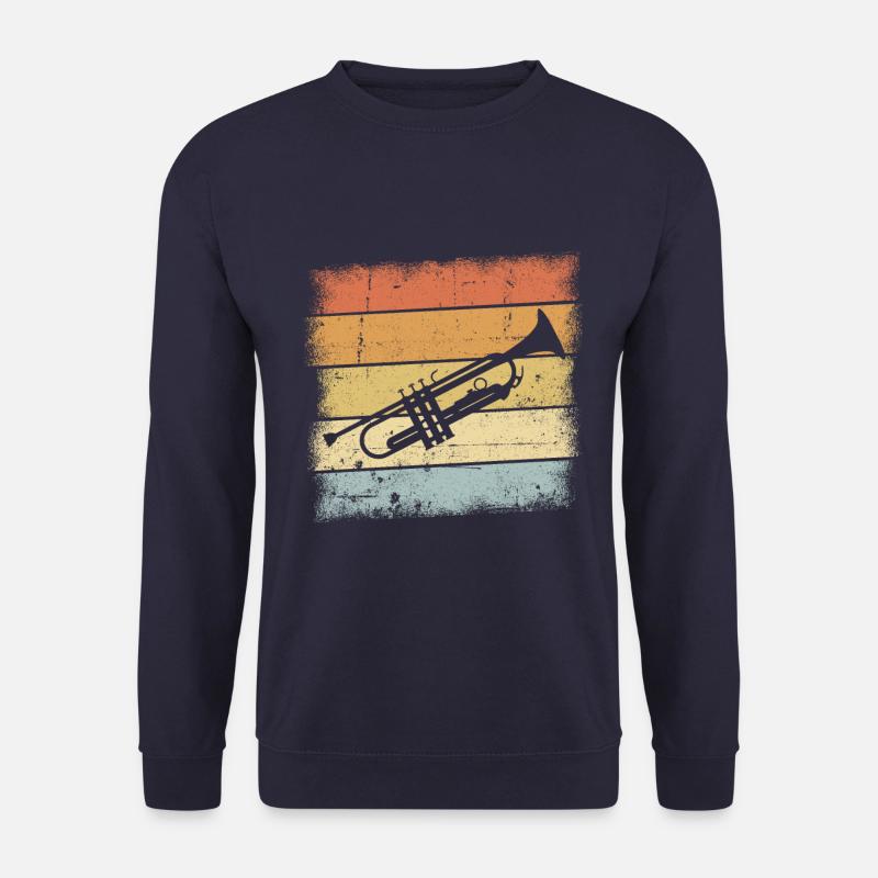 Trompete Instrument - Unisex Pullover - Navy
