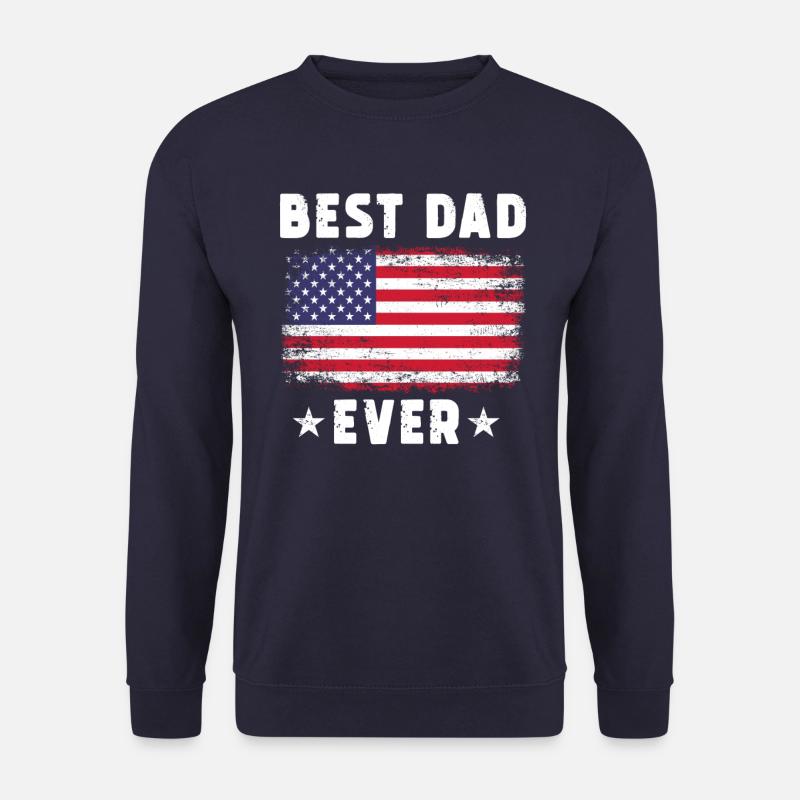 American Best Dad ever - Unisex Sweatshirt - navy