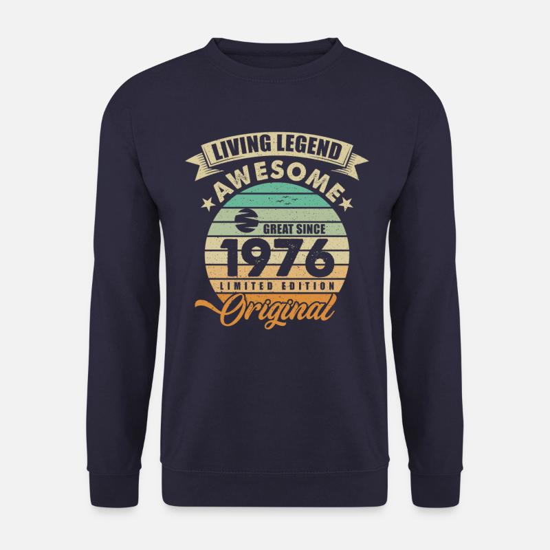 1976 Birthday Retro Orginal - Unisex Sweatshirt - navy