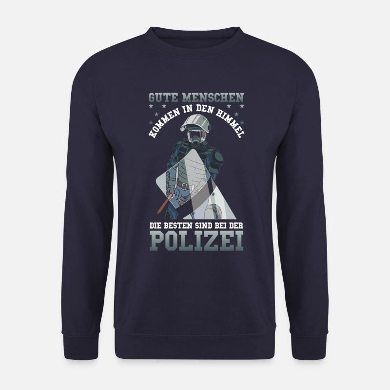 Polizei Die besten sind bei der Polizei - Unisex Pullover - Navy
