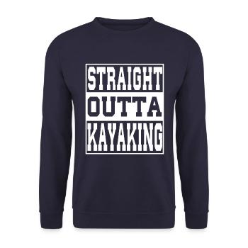Kayak disant drôle - Sweat-shirt Unisexe - marine - Devant - Alina (178cm) & Michal (187cm)