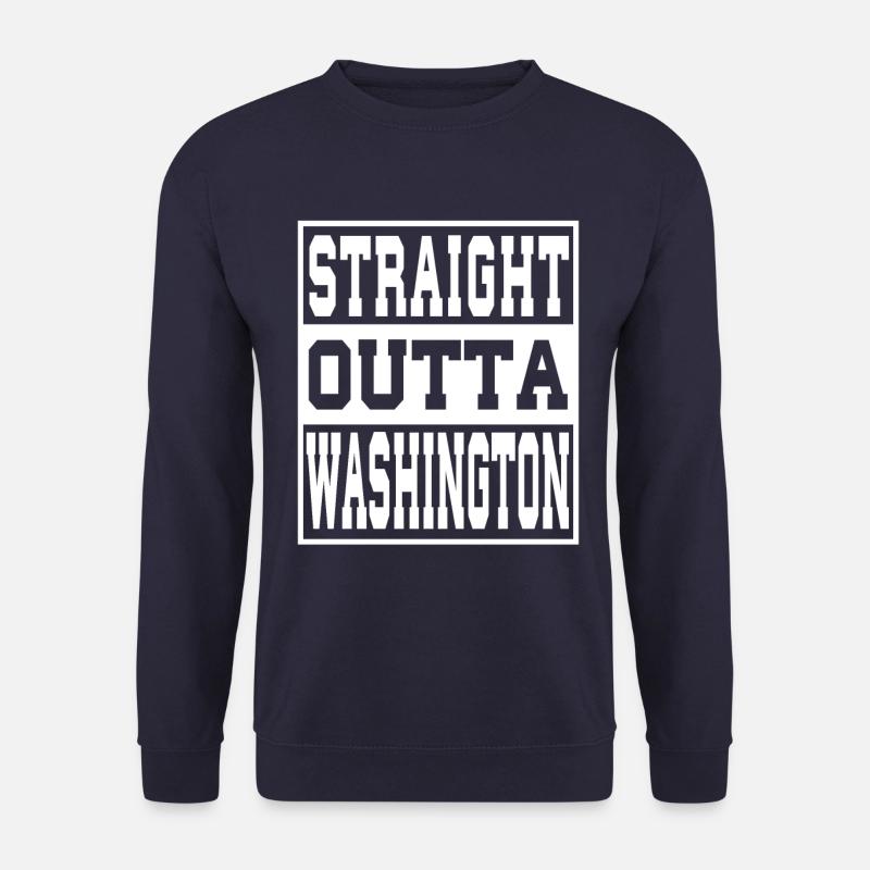 Washington Spruch Lustig Washington Geschenk - Unisex Pullover - Navy