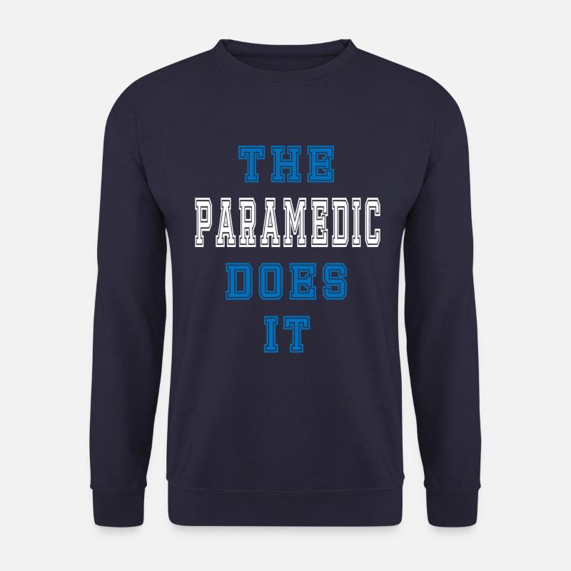 The Sanitäter does it - Unisex Pullover - Navy