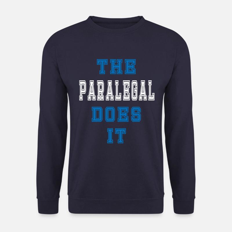 The Rechtsanwaltsfachangestellte does it - Unisex Sweatshirt - navy