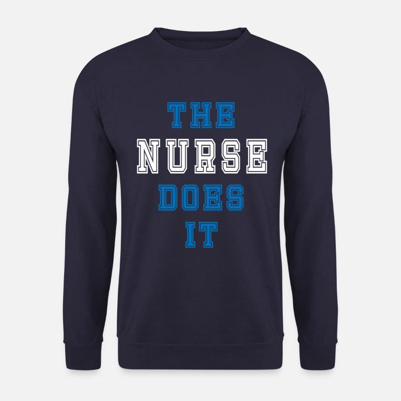The Krankenschwester does it Krankenschwester - Unisex Pullover - Navy