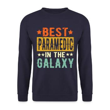 Meilleur ambulancier paramédical de tous les temps - Sweat-shirt Unisexe - marine - Devant - Alina (178cm) & Michal (187cm)
