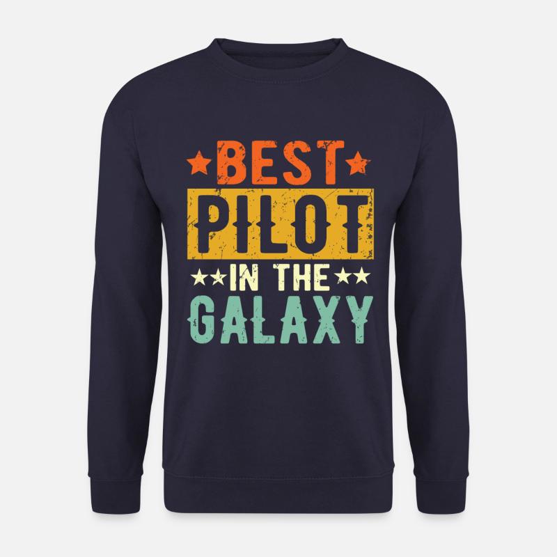 Best Pilot ever Pilot Gift - Unisex Sweatshirt - navy