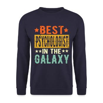 Meilleur psychologue de tous les temps Cadeau de psychologue - Sweat-shirt Unisexe - marine - Devant - Alina (178cm) & Michal (187cm)