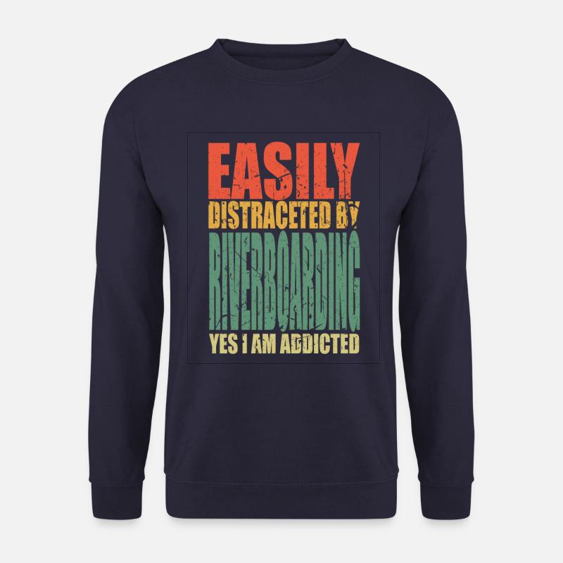 Riverboarding Spruch lustig - Unisex Pullover - Navy