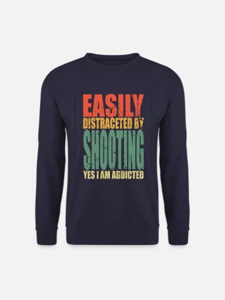 Shooting saying funny - Unisex Sweatshirt - navy