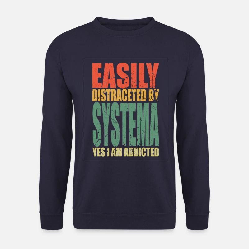 Systema disant drôle - Sweat-shirt Unisexe - marine