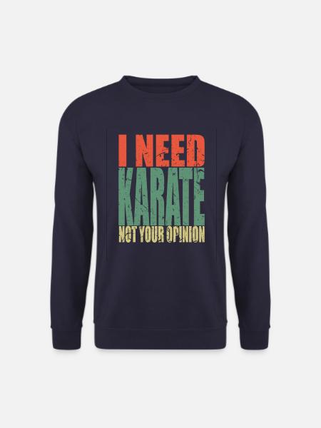Karate saying funny - Unisex Sweatshirt - navy