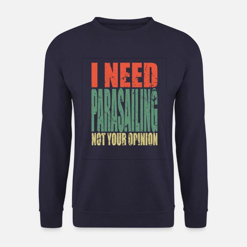 Parasailing Spruch lustig - Unisex Pullover - Navy