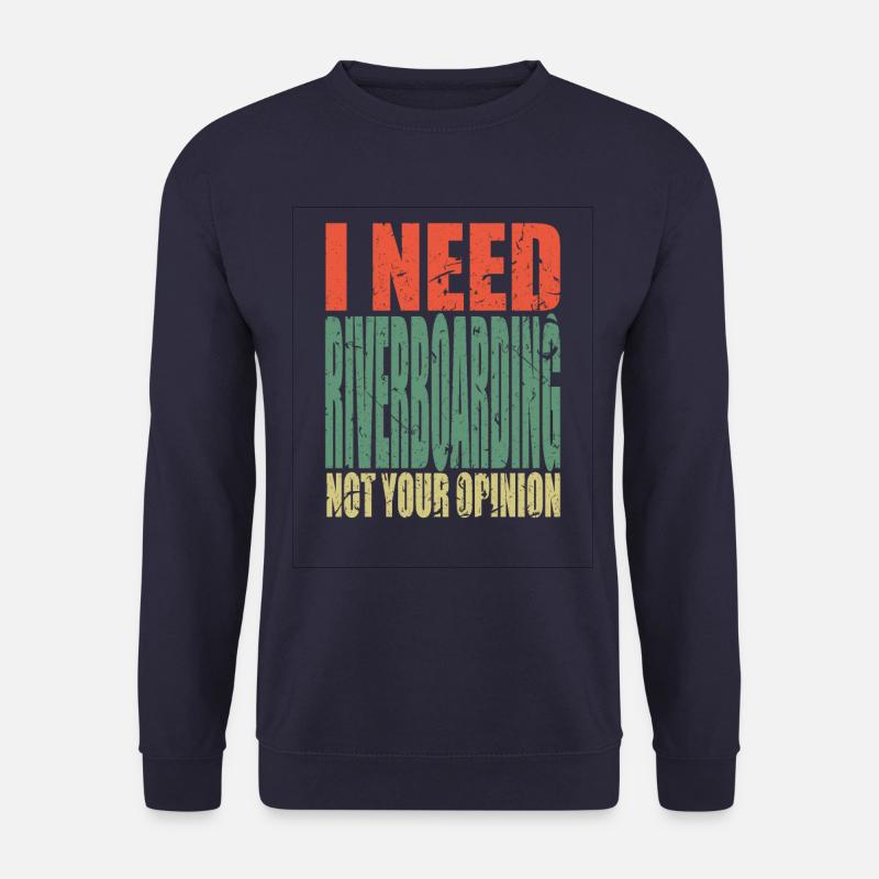 Riverboarding Spruch lustig - Unisex Pullover - Navy