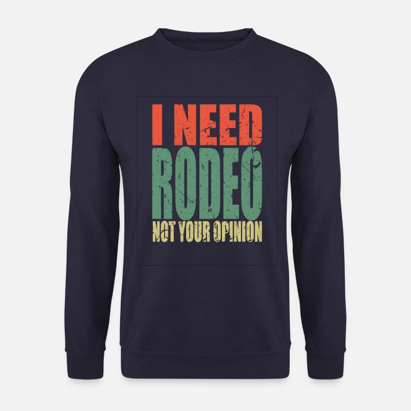 Rodeo Spruch lustig - Unisex Pullover - Navy