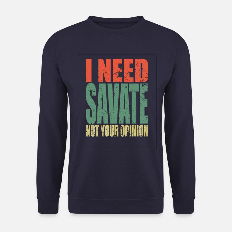 Savate Spruch lustig - Unisex Pullover - Navy