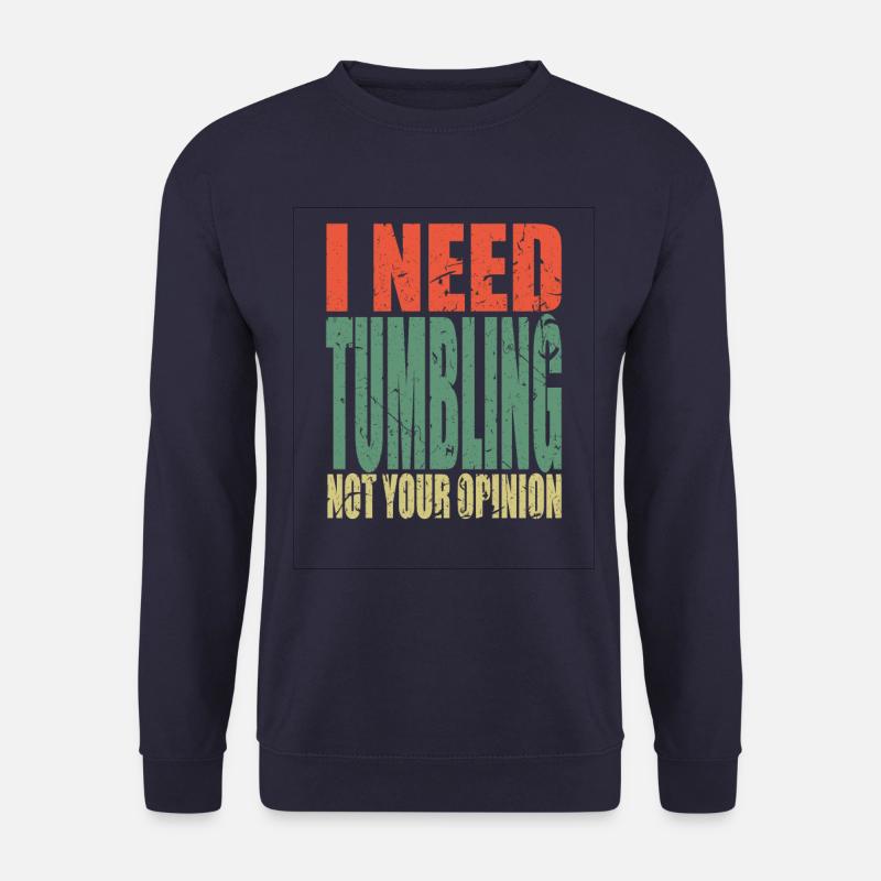 Tumbling Spruch lustig - Unisex Pullover - Navy