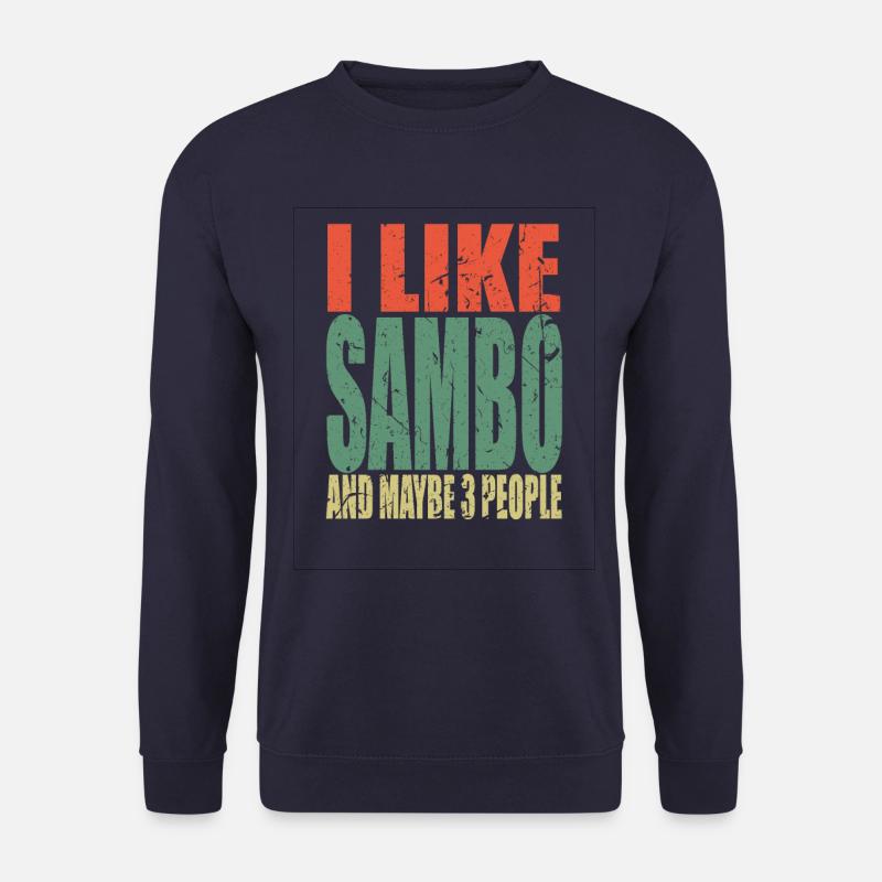 Sambo saying funny - Unisex Sweatshirt - navy