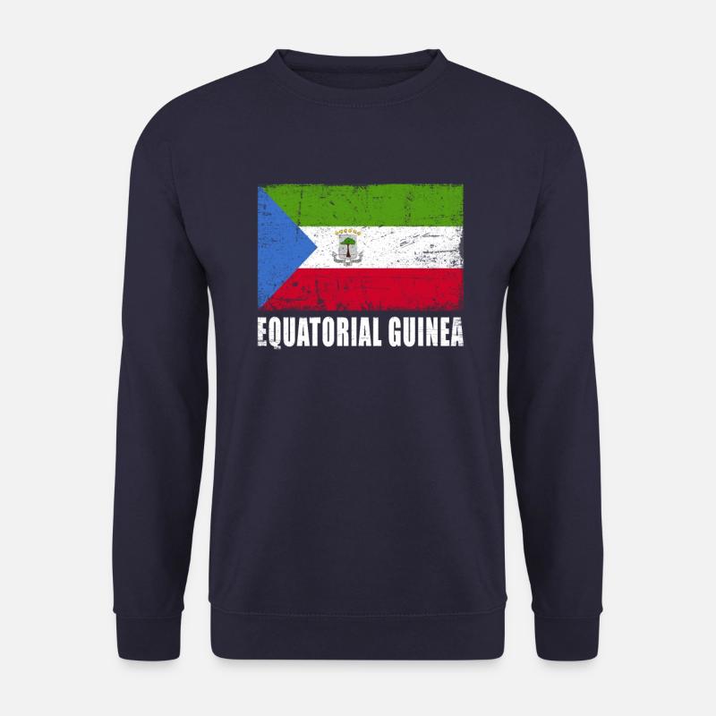 Equatorial Guinea Flag - Unisex Sweatshirt - navy