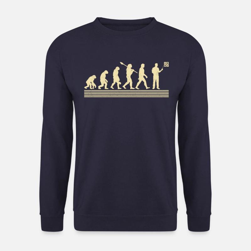 Evolution Des Mathelehrers - Unisex Pullover - Navy