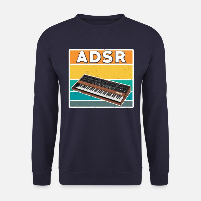 Adsr synthesizer - Unisex Pullover - Navy