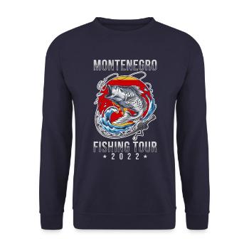 Angel Tour Montenegro 2022 - Unisex Pullover - Navy - Vorne - Alina (178cm) & Michal (187cm)