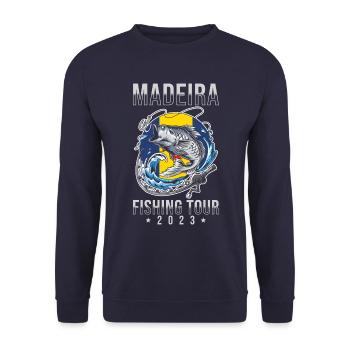 Angeltour Madeira 2023 - Unisex Pullover - Navy - Vorne - Alina (178cm) & Michal (187cm)