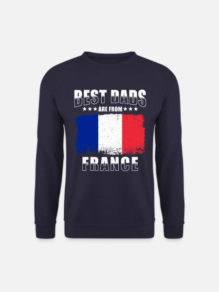 Französischer Vater Frankreich Papa - Unisex Pullover - Navy
