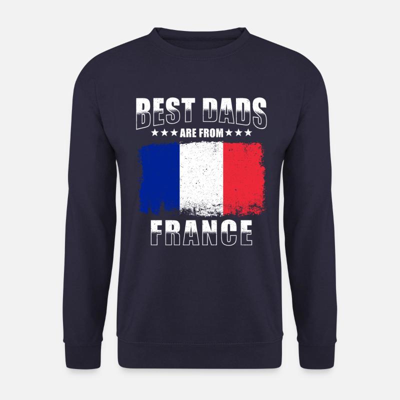 Französischer Vater Frankreich Papa - Unisex Pullover - Navy