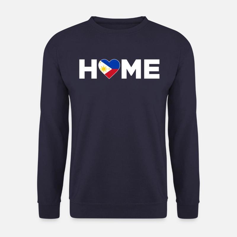 Philippines Patrie Philippines Drapeau - Sweat-shirt Unisexe - marine