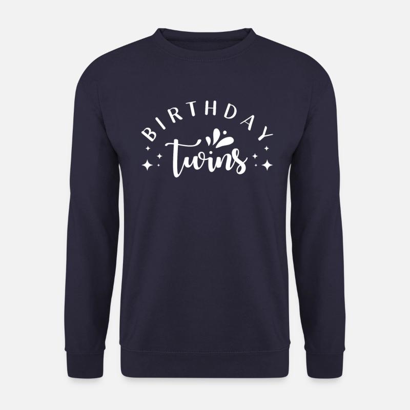 Geburtstag Zwillinge - Unisex Pullover - Navy