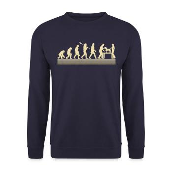 Veterinary development - Unisex Sweatshirt - navy - Front - Alina (178cm) & Michal (187cm)
