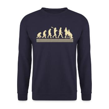 Entwicklung Des Ergotherapeuten - Unisex Pullover - Navy - Vorne - Alina (178cm) & Michal (187cm)