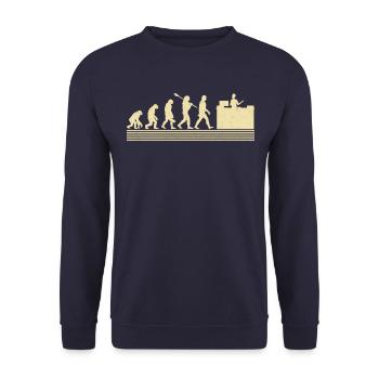 Secrétaire médical Evolution - Sweat-shirt Unisexe - marine - Devant - Alina (178cm) & Michal (187cm)