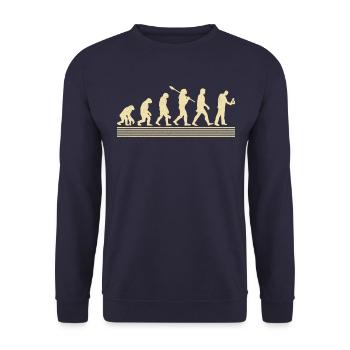 Development of the loan officer - Unisex Sweatshirt - navy - Front - Alina (178cm) & Michal (187cm)