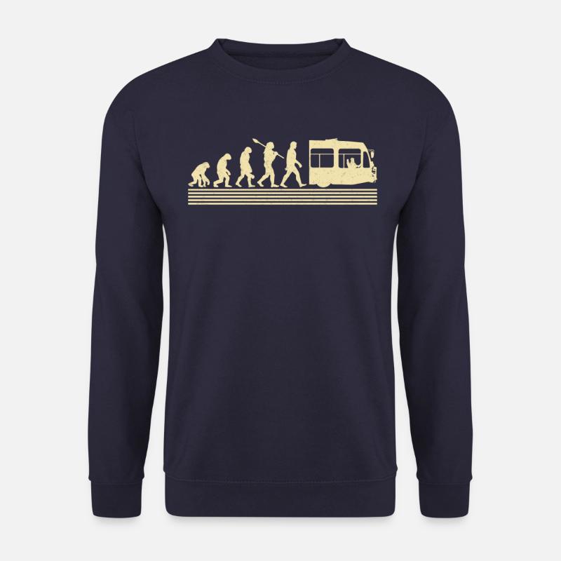Bus driver evolution - Unisex Sweatshirt - navy