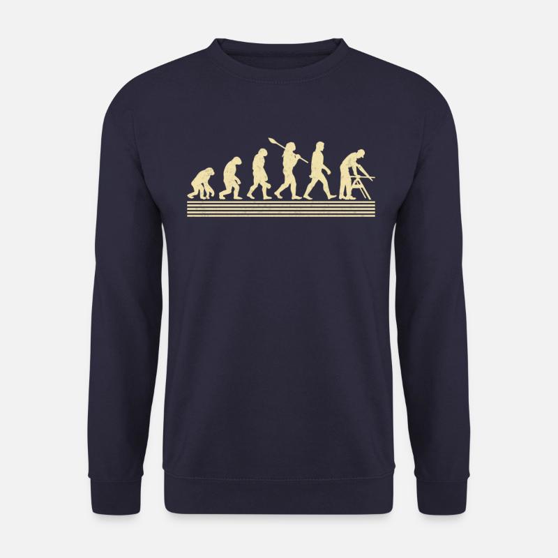 Évolution de la menuiserie - Sweat-shirt Unisexe - marine
